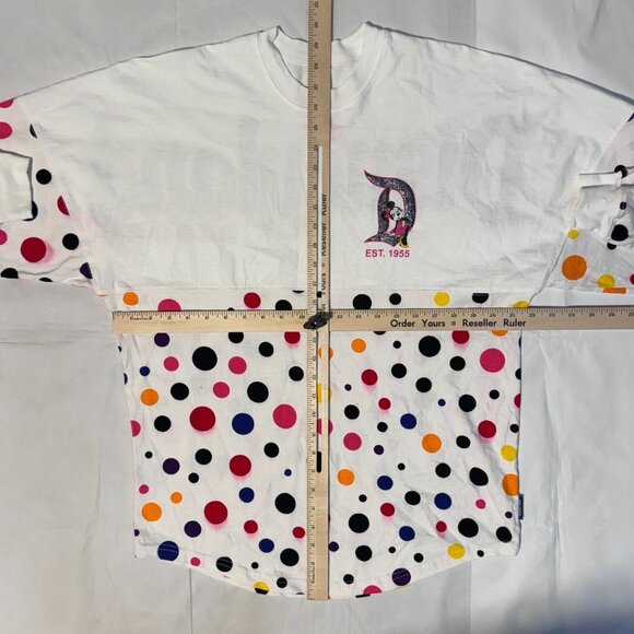Disneyland Resort Minnie Mouse Colorful Rock The Dots Spirit Tshirt - Small - Picture 7 of 9